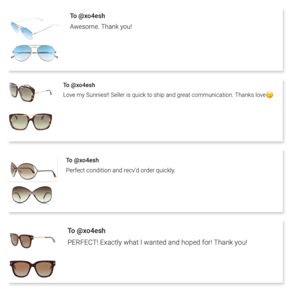 New TOM FORD Anna Cat Eye Brown Sunglasses - Picture 14 of 16